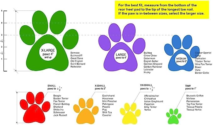 PAWZ BOTITAS DE GOMA DESECHABLES L