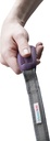 CORREA CON MANUBRIO ERGONOMICO PURPURA REFLECTIVO M