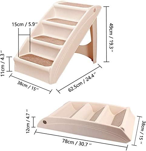 ESCALERA PARA MASCOTA HASTA 120LB 36*76*50CM