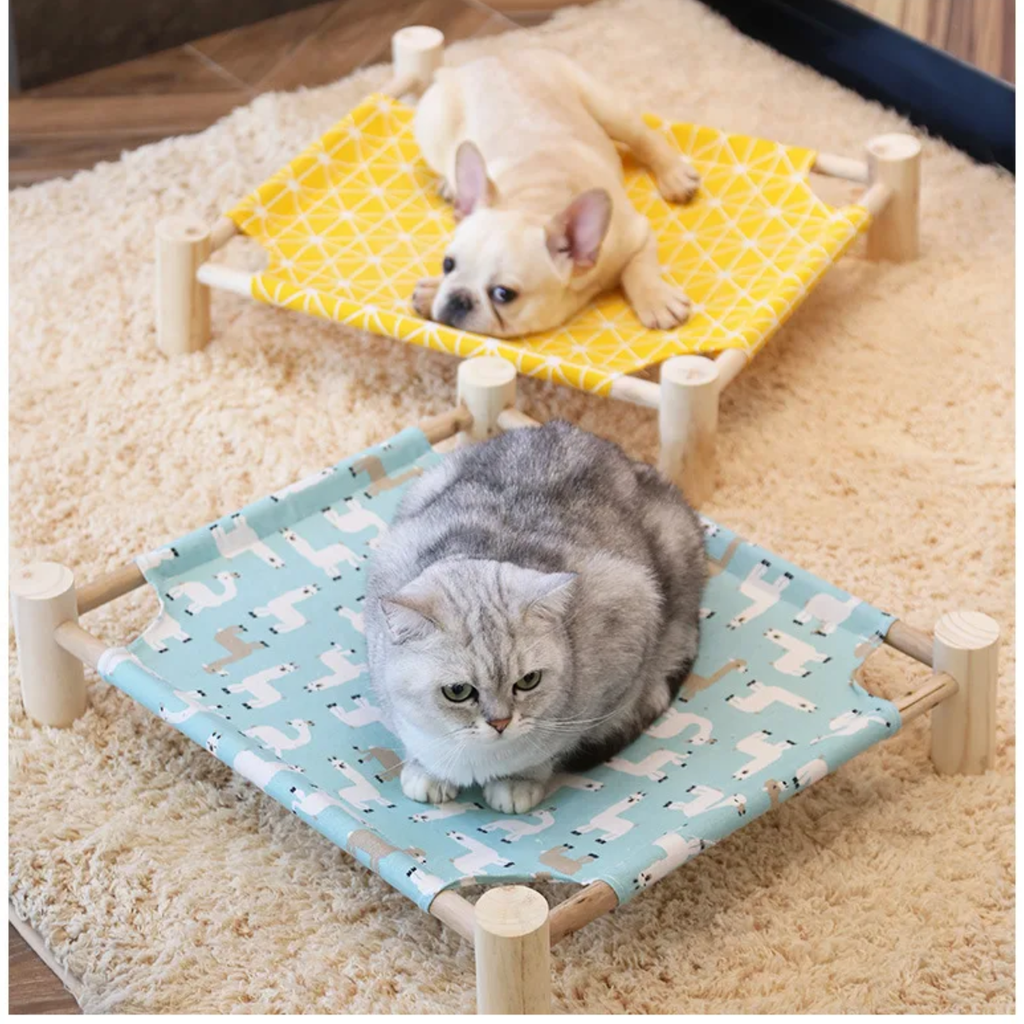 CATRE PARA MASCOTAS PEQUEÑAS/AQUA CON ALPACAS