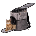 MOCHILA PARA CARGAR MASCOTA / GRIS