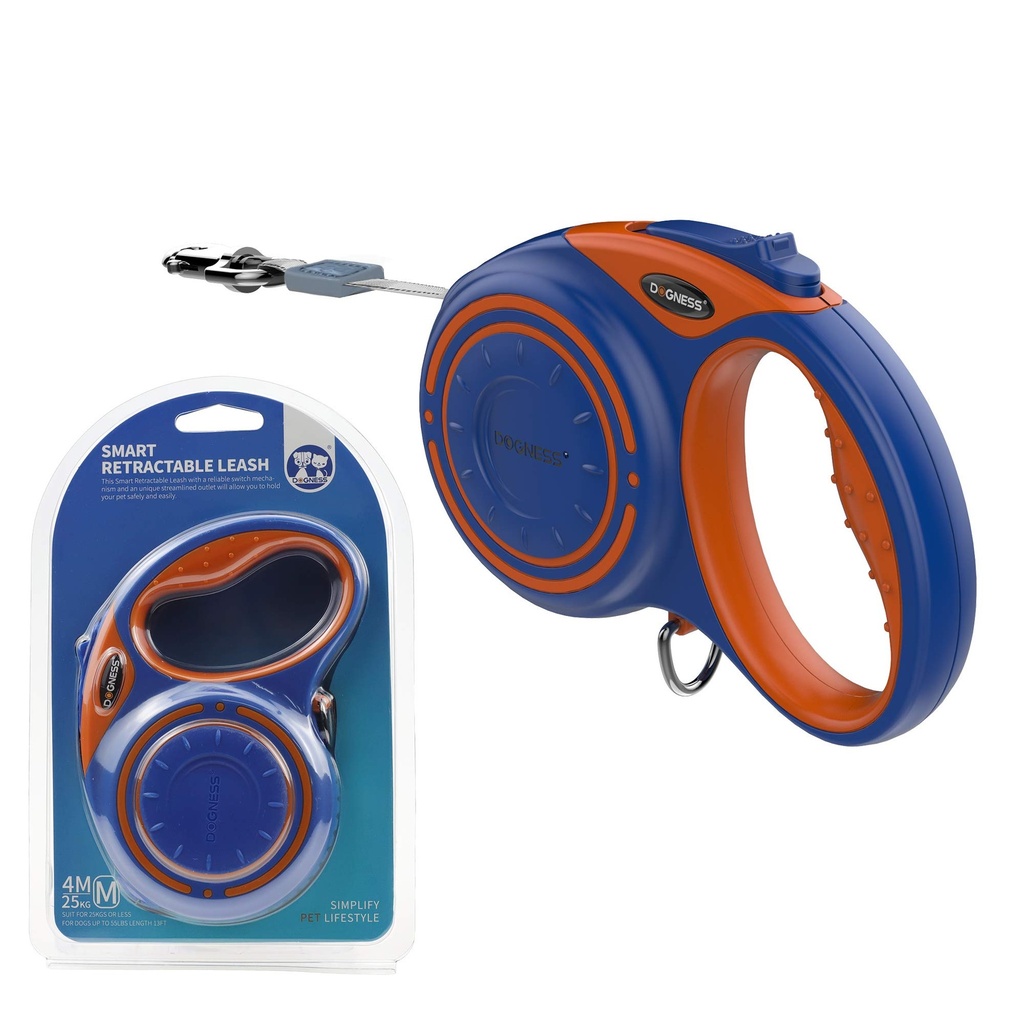         RETRACTABLE BLUE AND ORANGE M DOGNESS