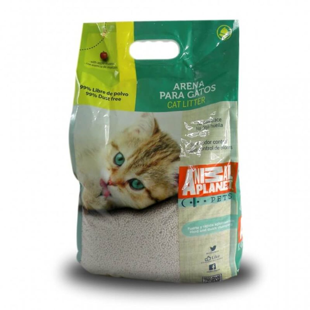 ARENA P/GATOS FRAGAN MANZANA 36X24X6CM 5KG