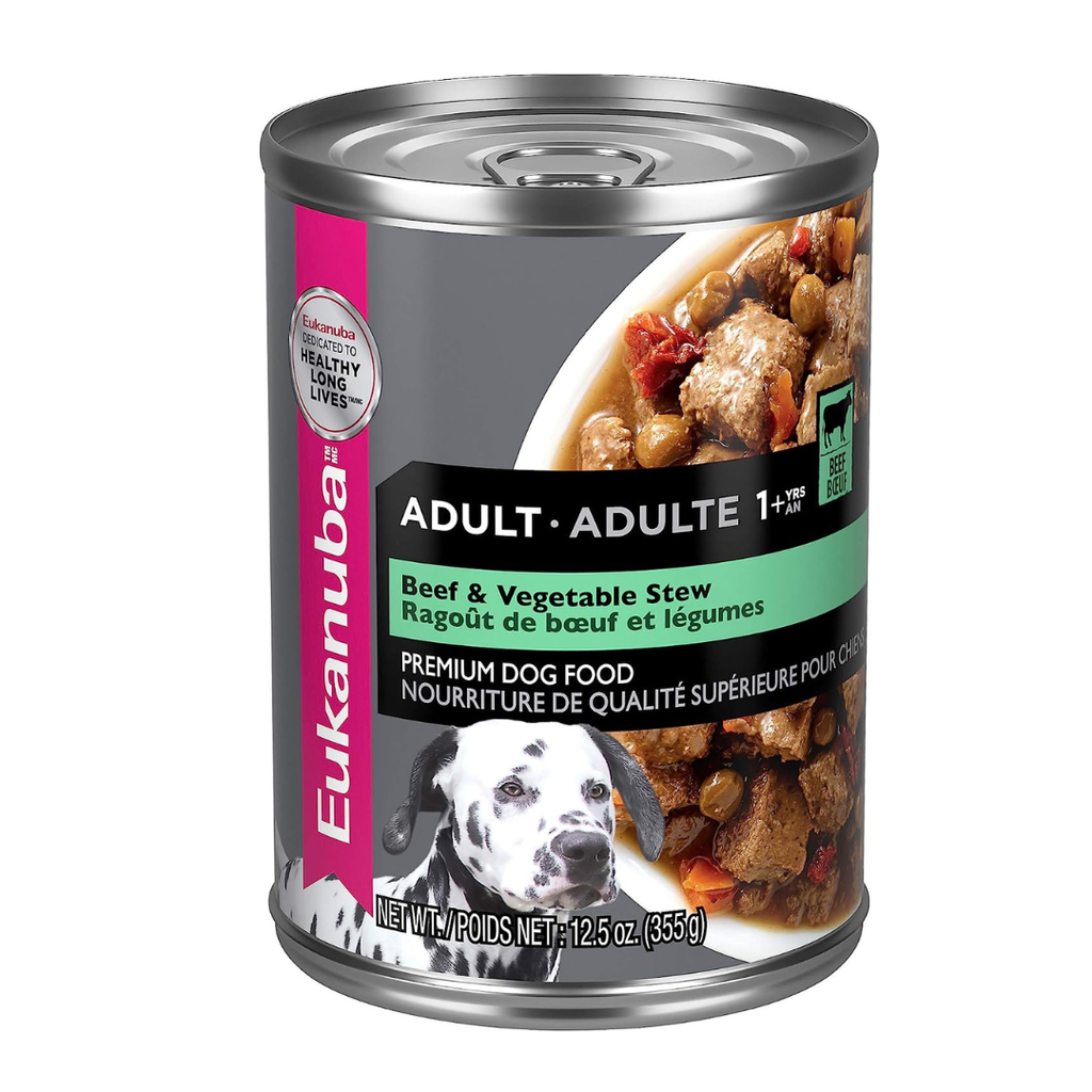 EUKANUBA ADULT BEEF & VEGETABLES 12.5OZ