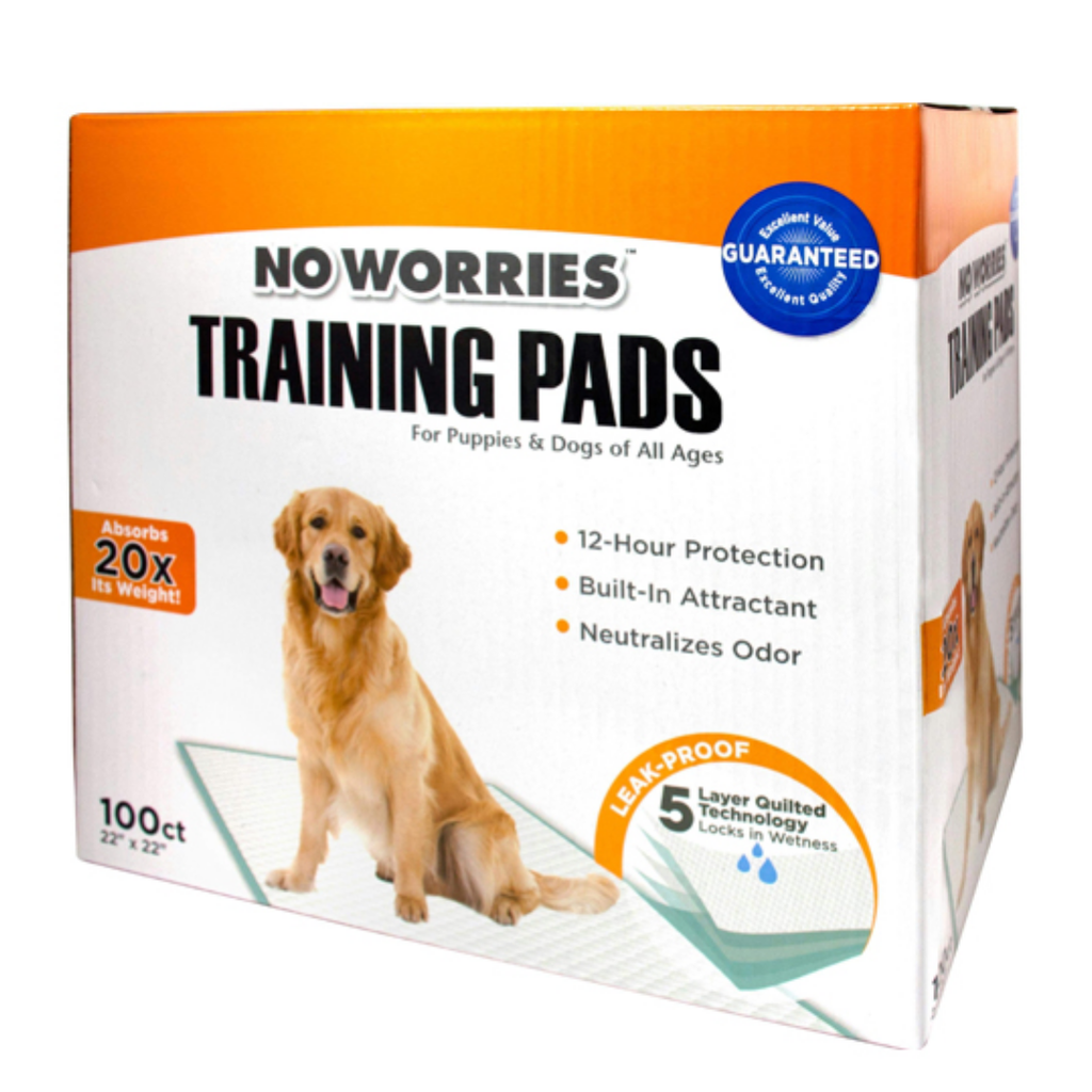 FOUR PAWS NO WORRIES TRAINING PADS 22X22 100 CT 100526841