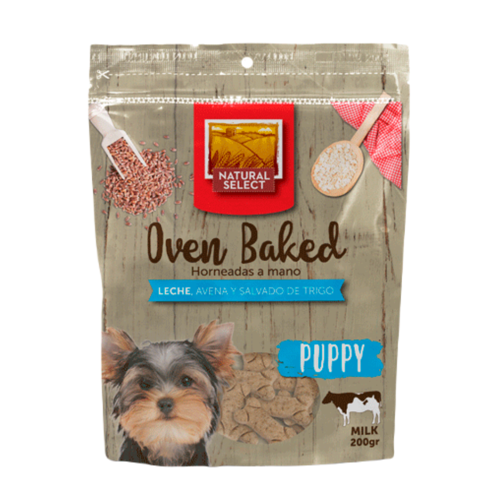 GALLETA NATURAL SELECT PUPPY LECHE 200GR