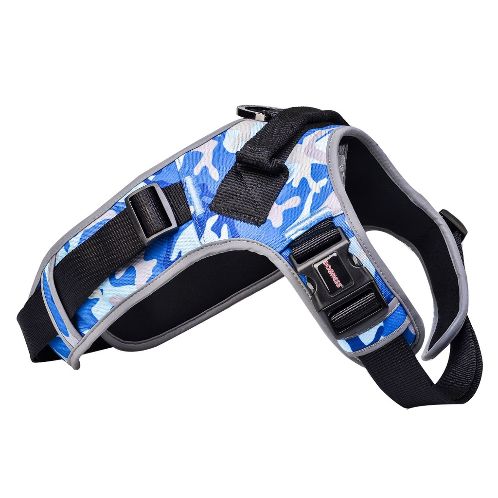 HARNESS CAMO BLUE L/XL DOGNESS