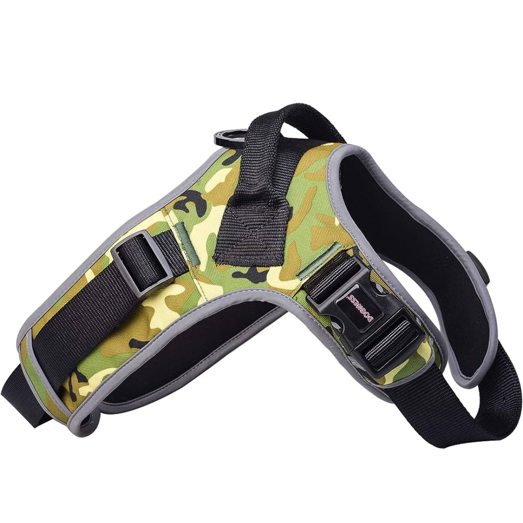 HARNESS CAMO GREEN S/M DOGNESS