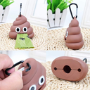 DISPENSADOR DE BOLSITAS EN FORMA DE POOP CON 34 BOLSAS