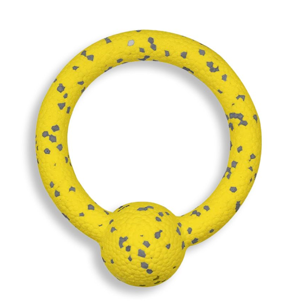 JUGUETE PARA MASCOTA DE FUERZA ARO AMARILLO