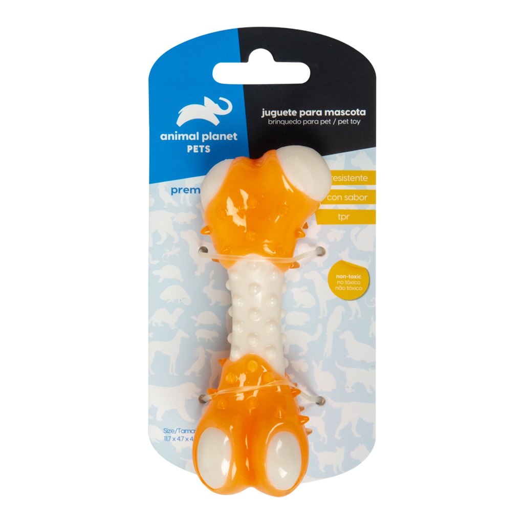 JUGUETES P/ MASCOTAS 11.7X4.7X4 CM HUESO SMALL