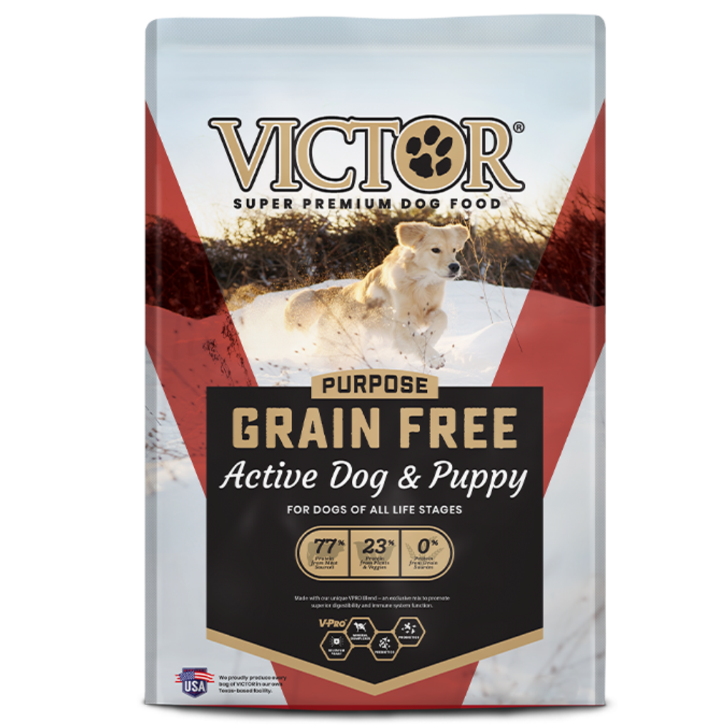 VICTOR GRAIN FREE ACTIVE DOG & PUPPY / 15LBS-6.80KG