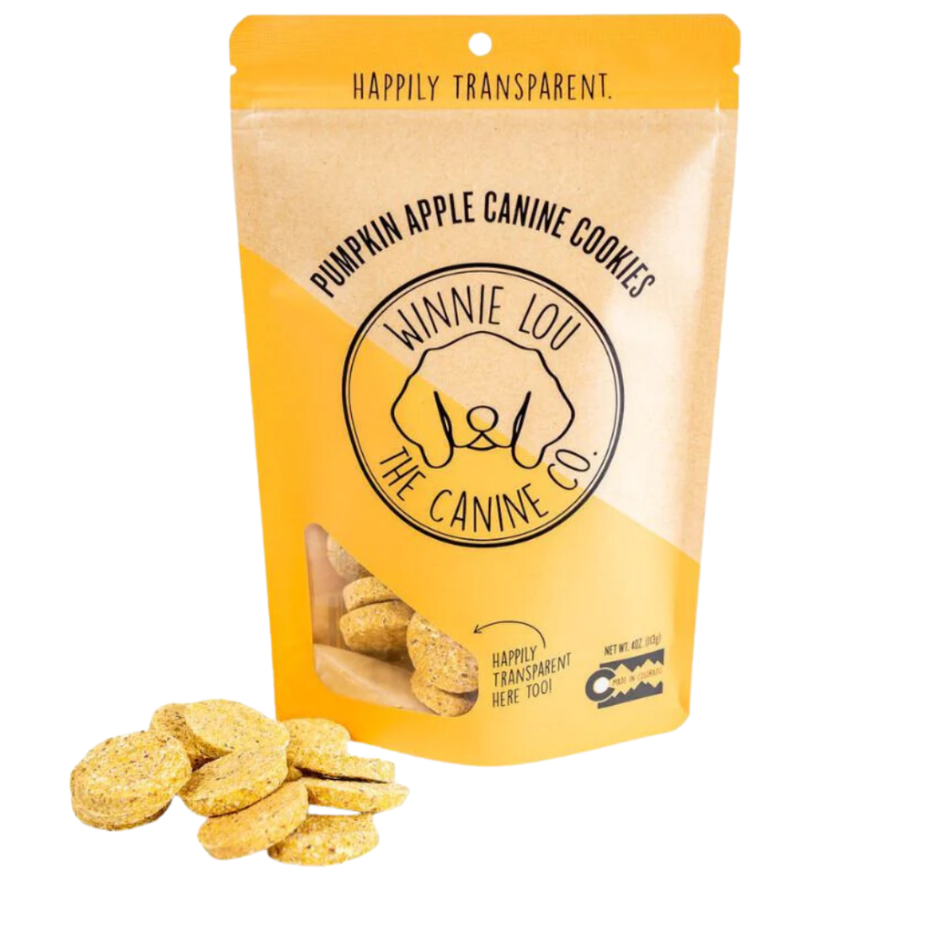 WINNIE LOU / PUMPKIN APPLE CANINE COOKIES / 4OZ