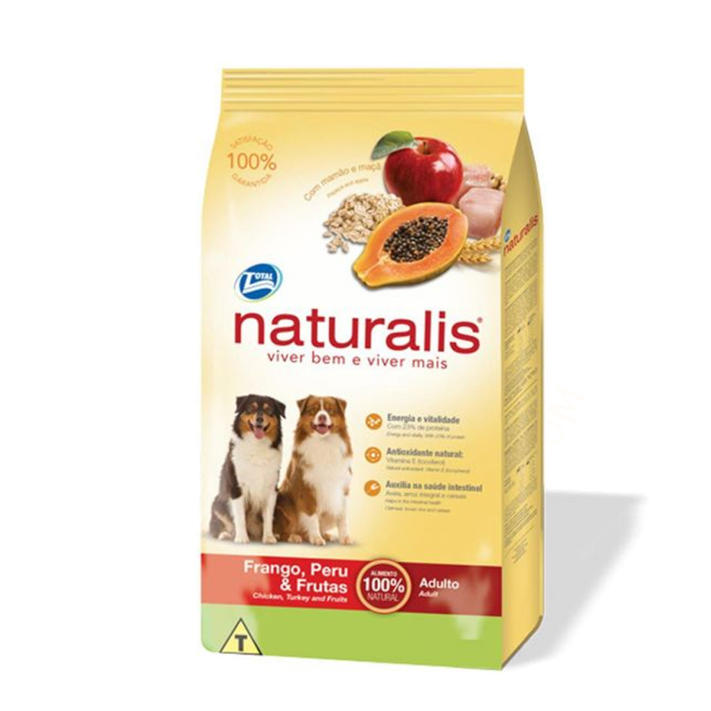 NATURALIS ADULTO FRUTAS 2.2KG (4LB)