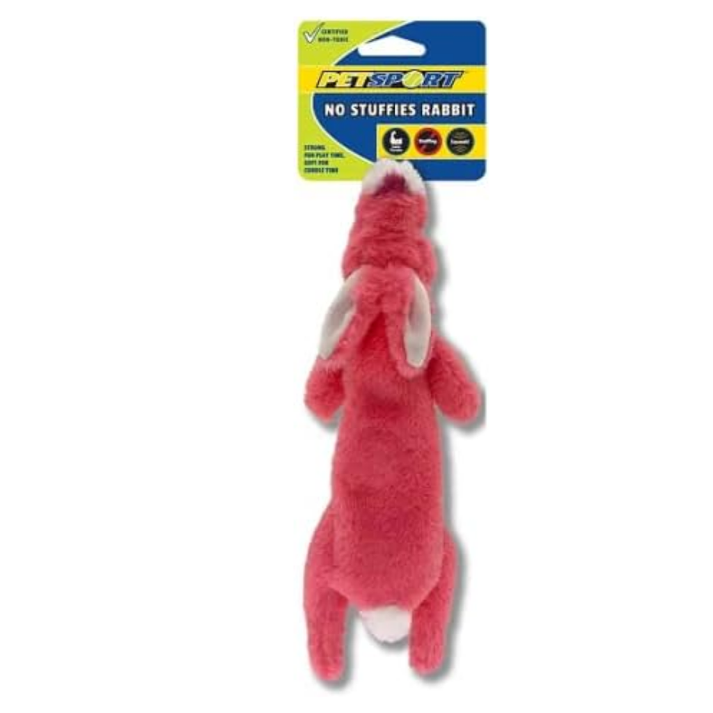 PETSPORT NO STUFFIES RABBIT 13" 20557