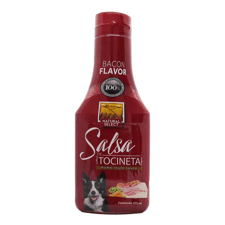 SALSA CASERA CON SABOR A TOCINETA 375ML
