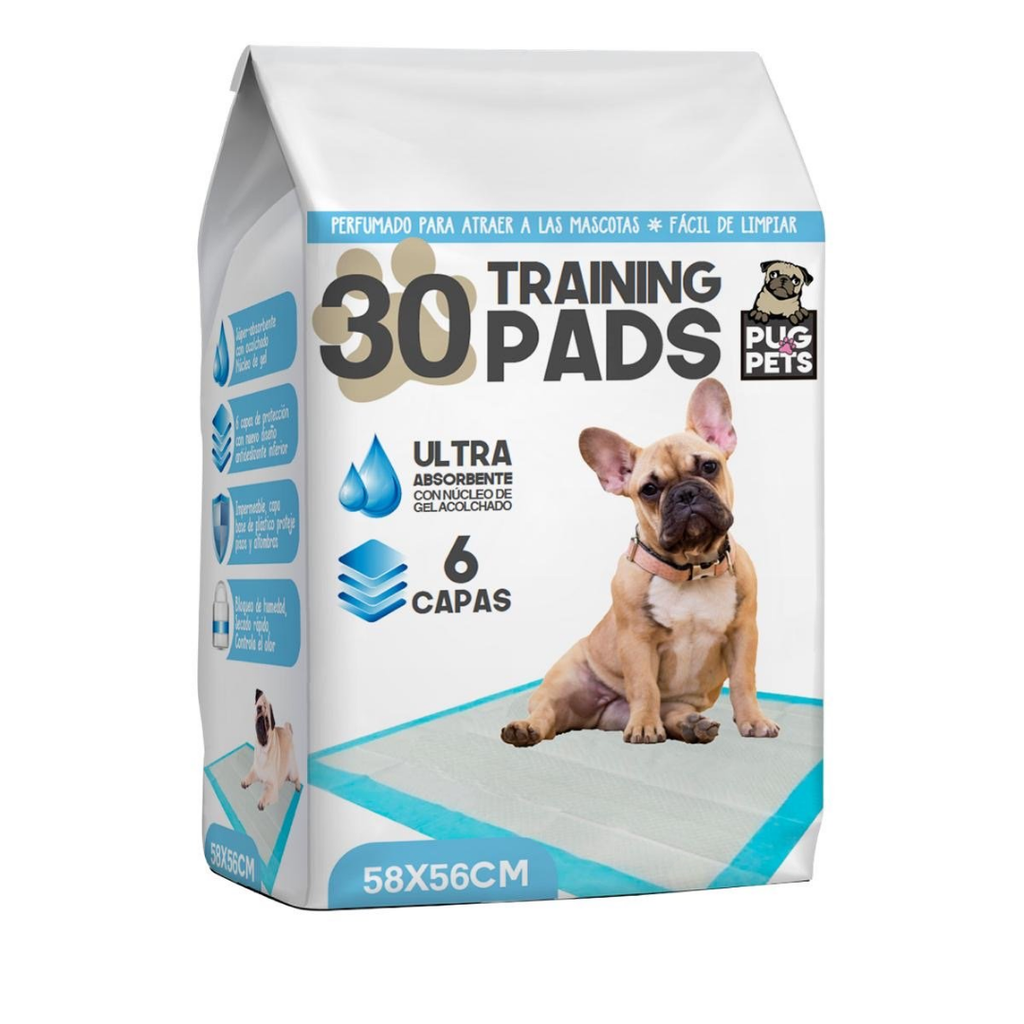 TRAINING PADS CON ATRAYENTE 58X56 PUG&PETS