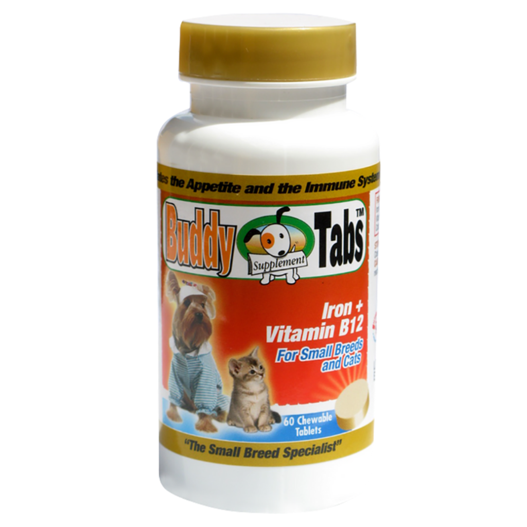 BUDDY TABS HIERRO+B12 X 60TABS