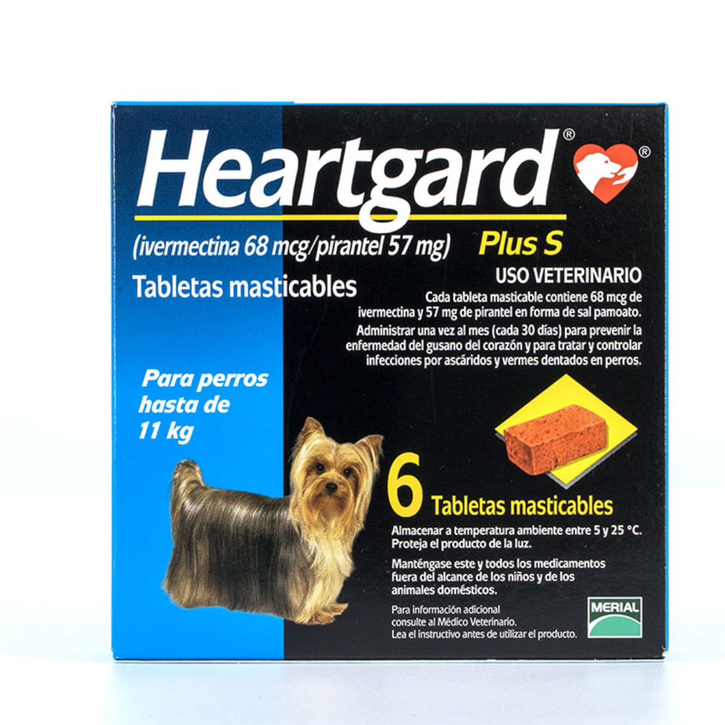 HEARTGARD PLUS S HASTA 11KG
