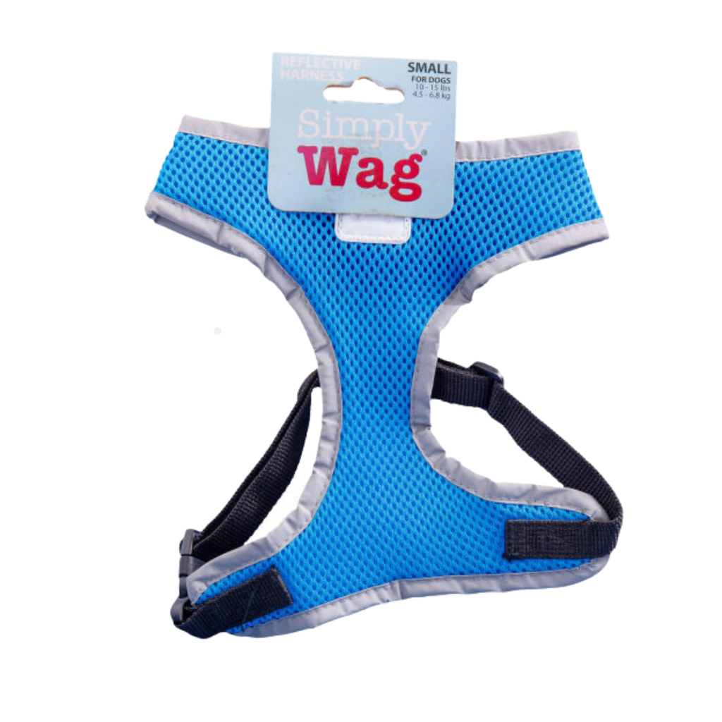 Reflective Harness Azul Small