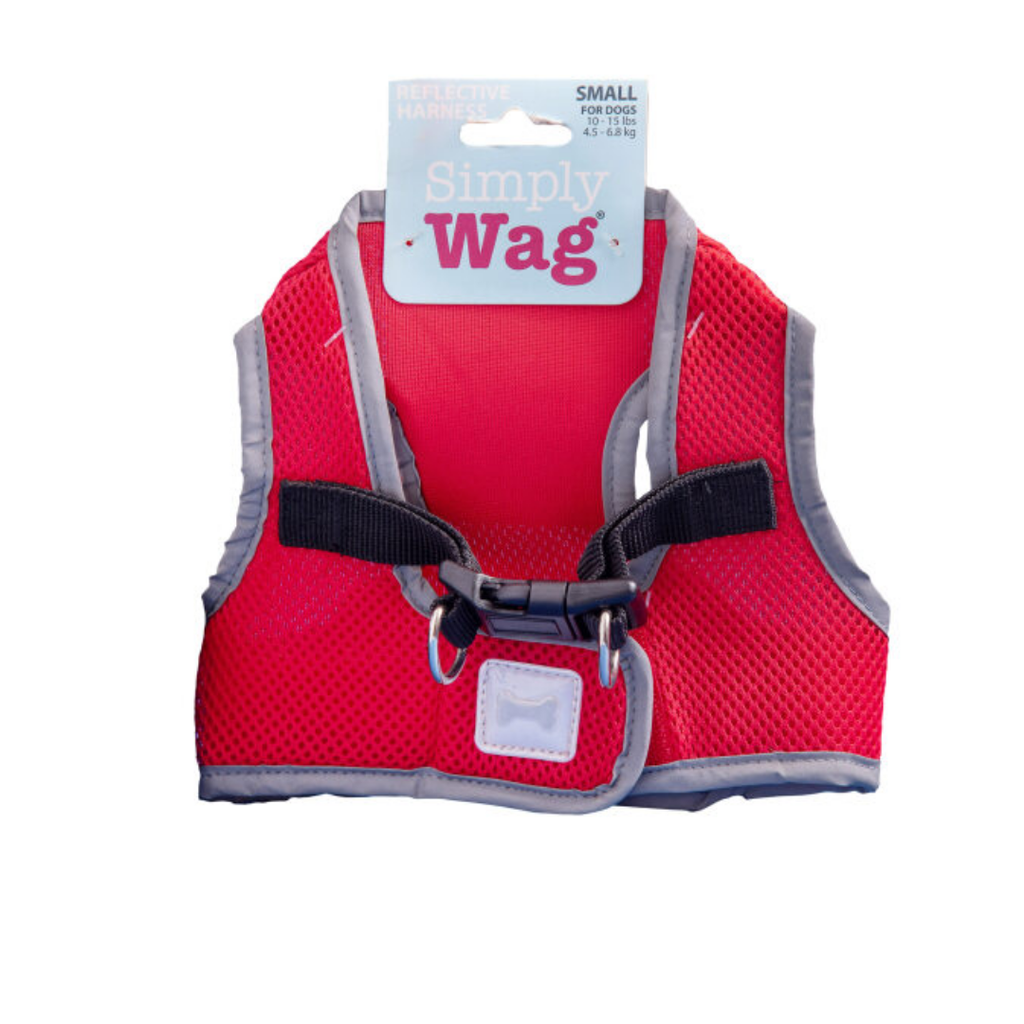 Reflective Harness Rojo Small