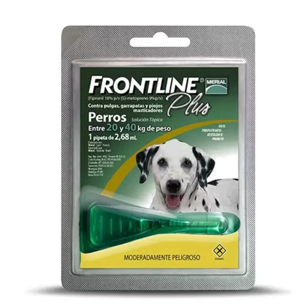 FRONTLINE PLUS DOG 20-40KG 2.68ML