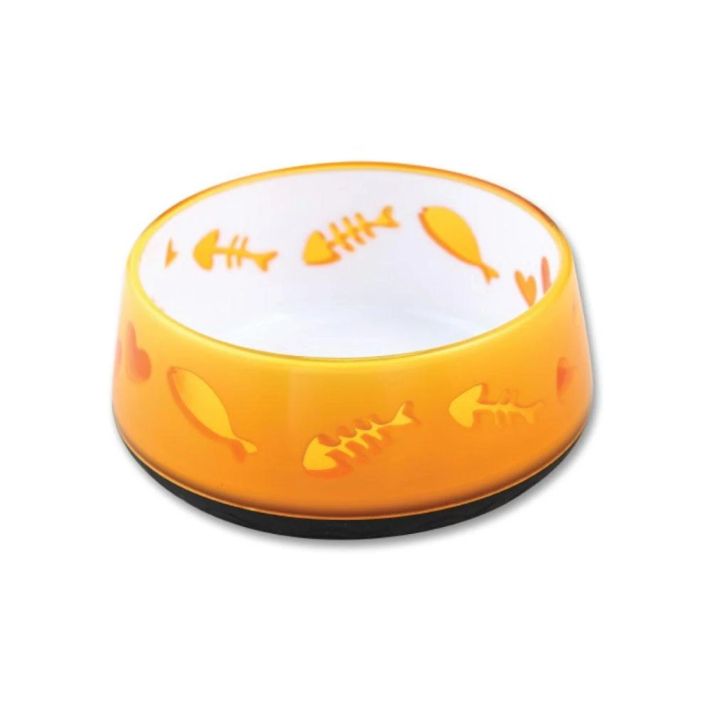 PLATO PARA GATO NARANJA SMALL
