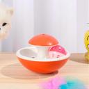 JUGUETE PARA GATO PLATO CON PELOTITA