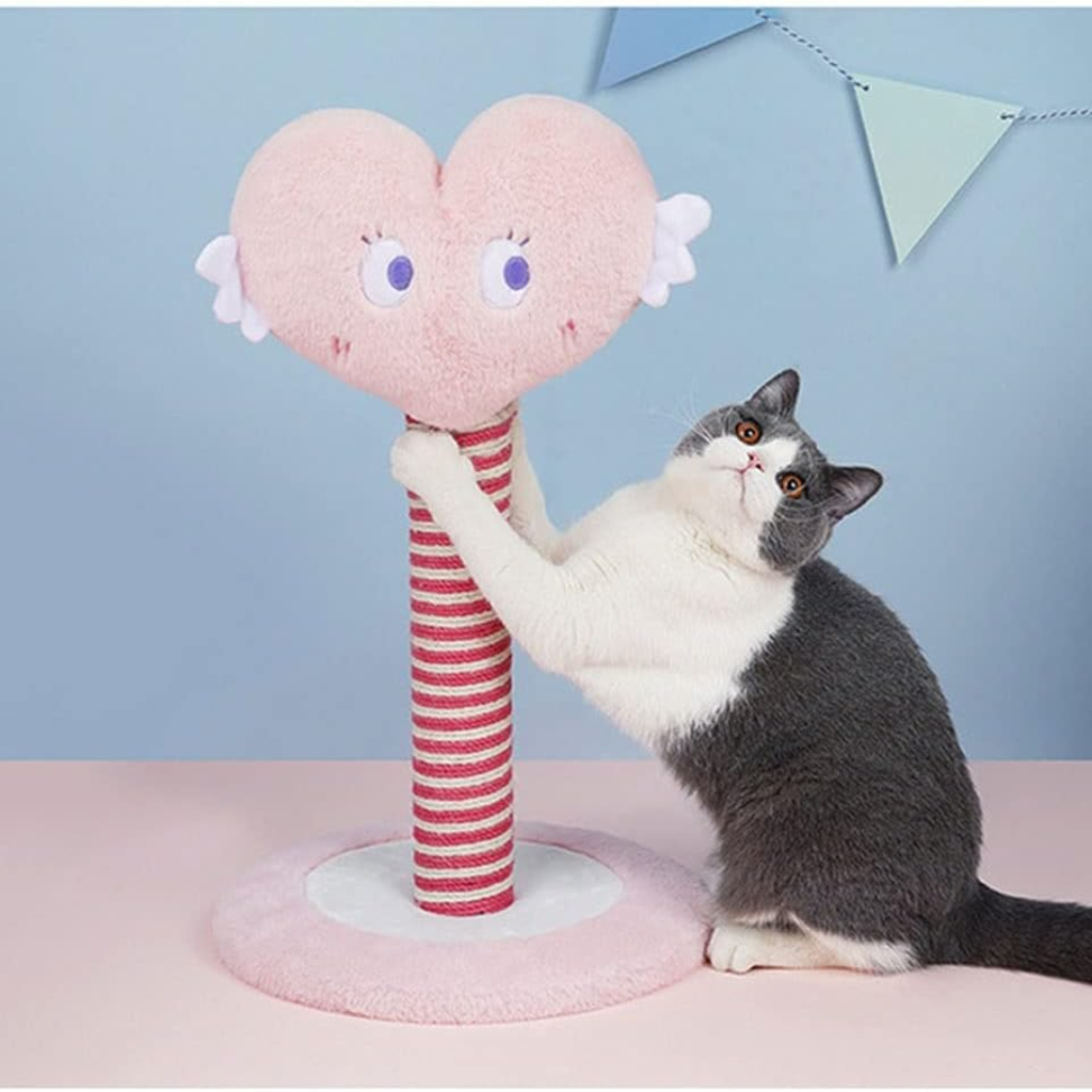 RASCADOR PATA GATO EST CORAZON