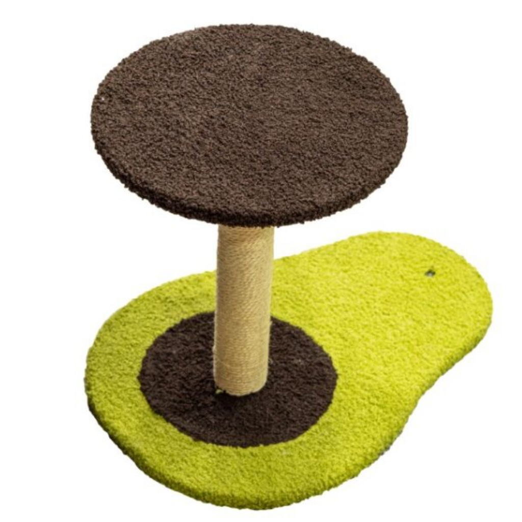 RASCADOR PARA GATO CON BASE Y JUGUETE