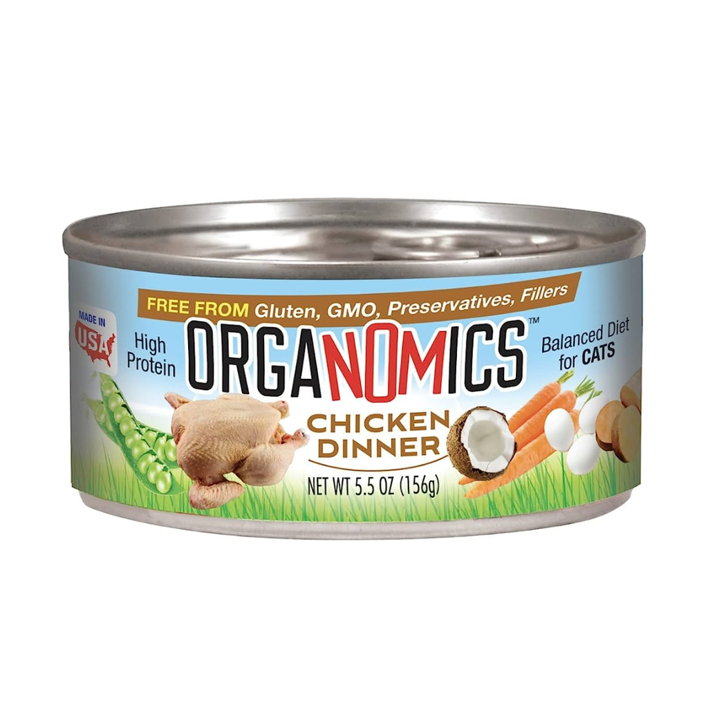 ORGANOMICS CHICKEN DINNER FOR CATS 5.5OZ
