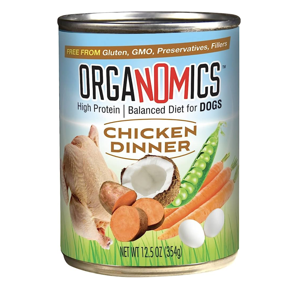 ORGANOMICS CHICKEN DINNER FOR DOGS 12.8OZ