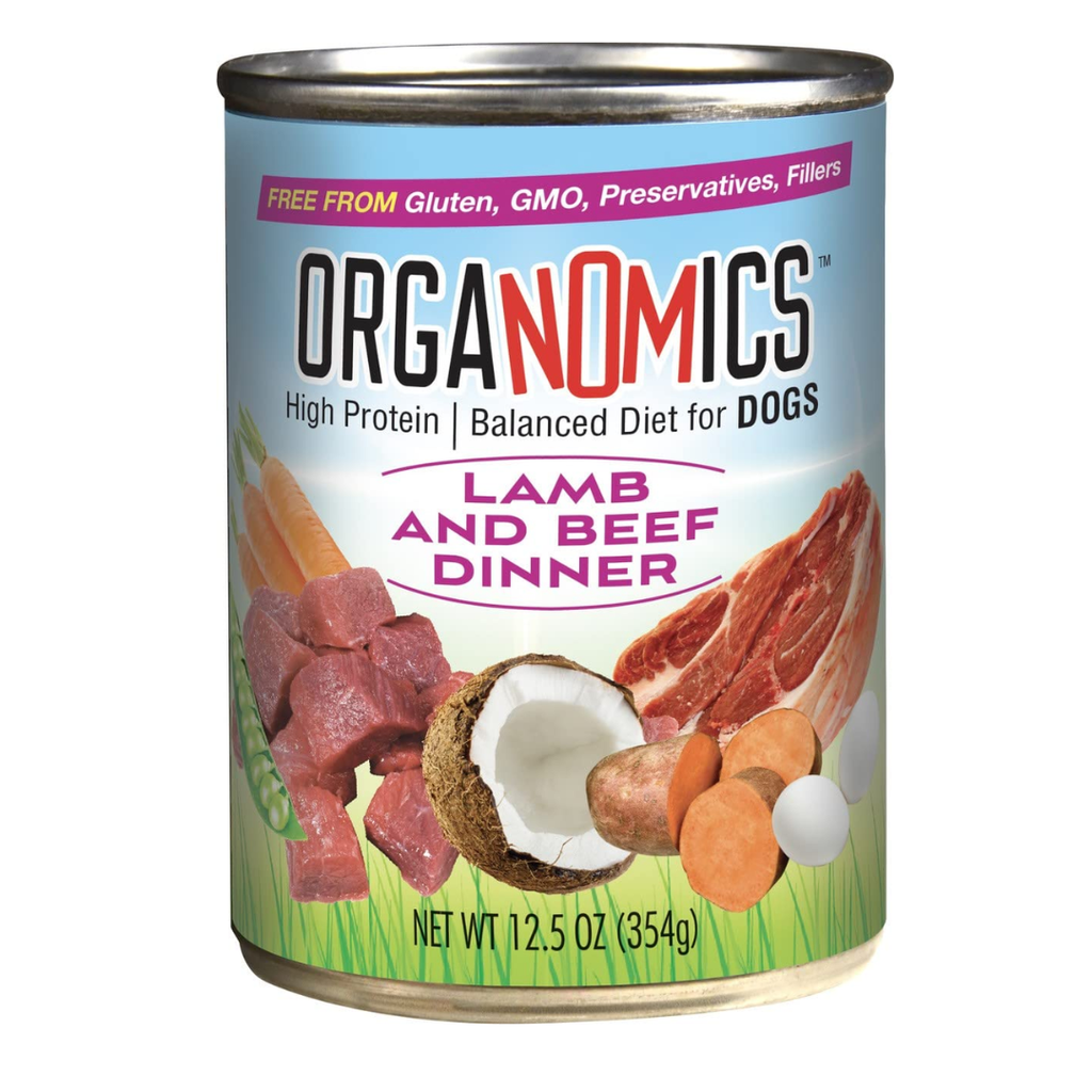 ORGANOMICS LAMB & BEEF FOR DOGS 12.8OZ