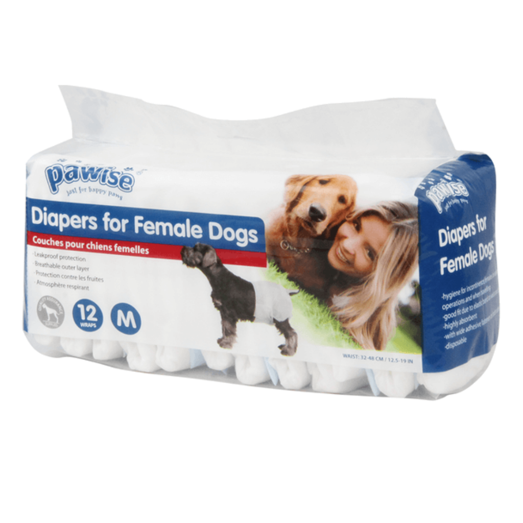 PAÑAL PARA HEMBRA TALLA M 12UND