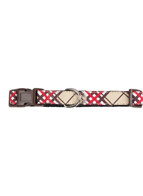 COLLAR PARA PERRO CUADRITOS L
