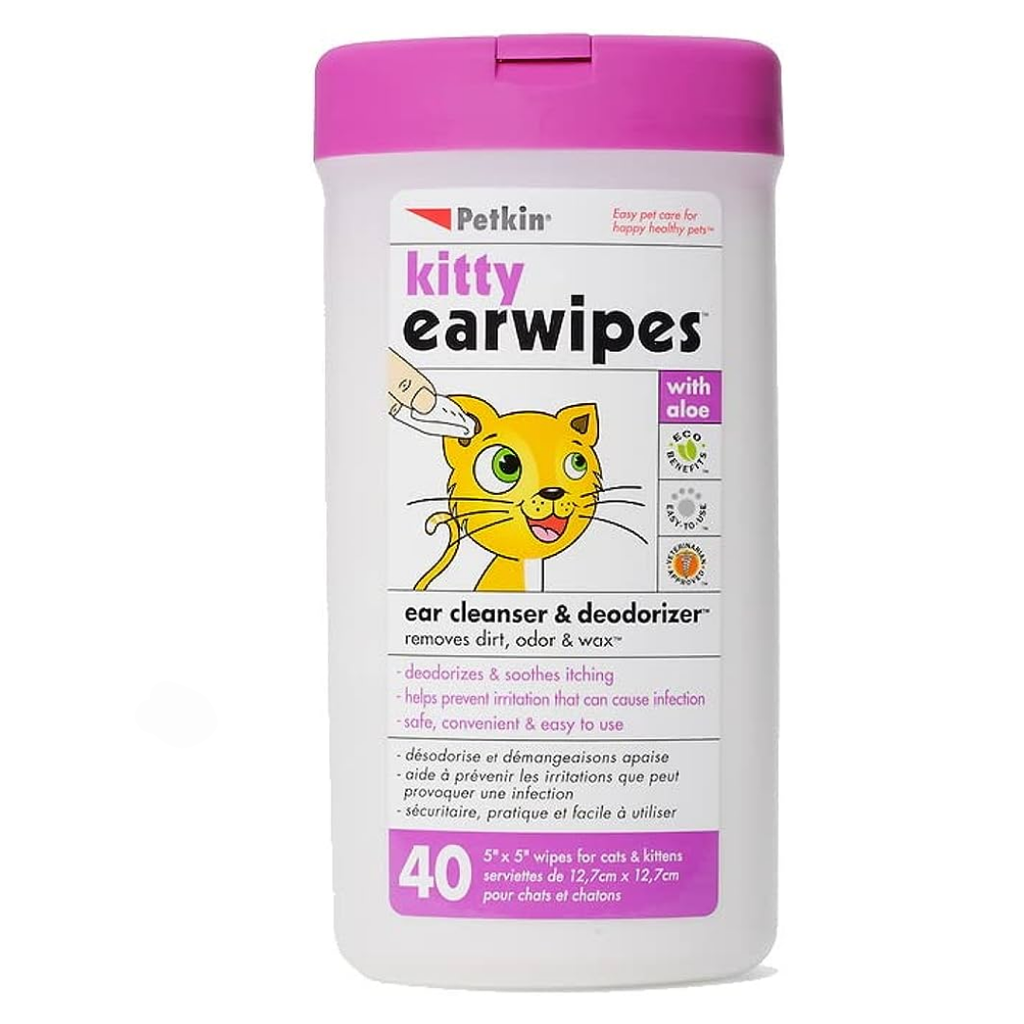 KITTY EARWIPES 40CT