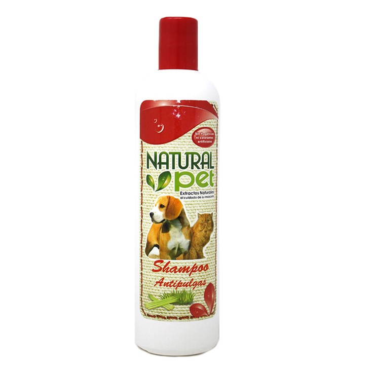 NATURAL PET SHAMPOO ANTIPULGAS 16OZ