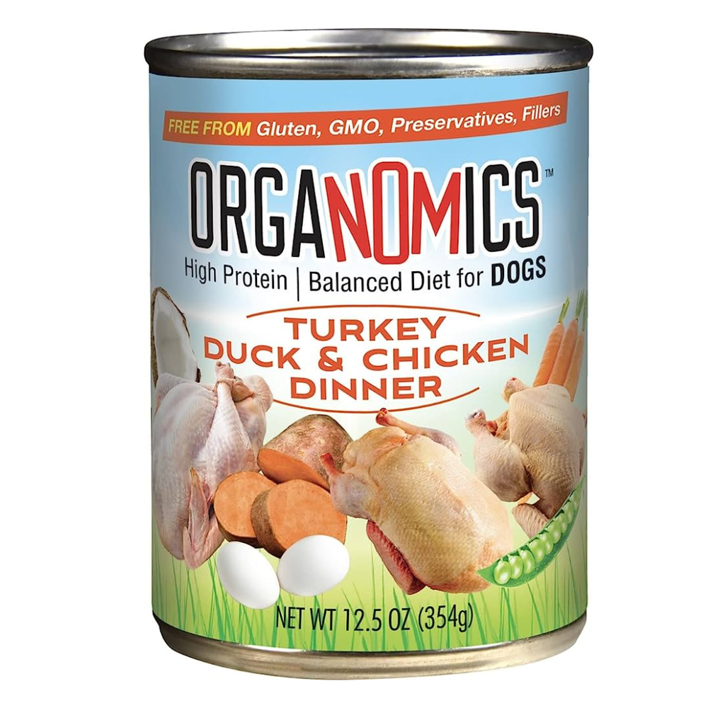 ORGANOMICS PAVO, PATO Y POLLO PARA PERRO 12.8OZ
