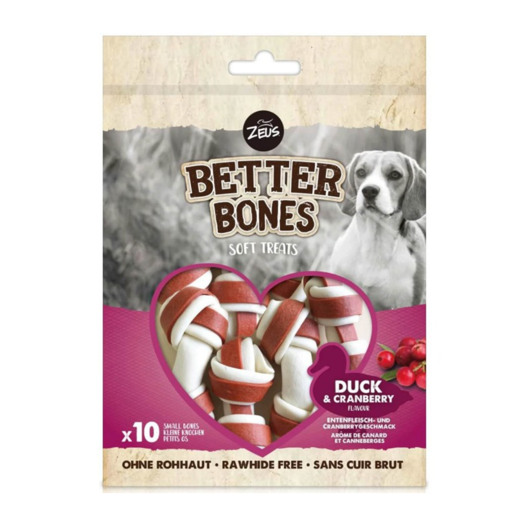 ZEUS BETTER BONES PATO HUESO PEQUEÑO 10PK 219GRS