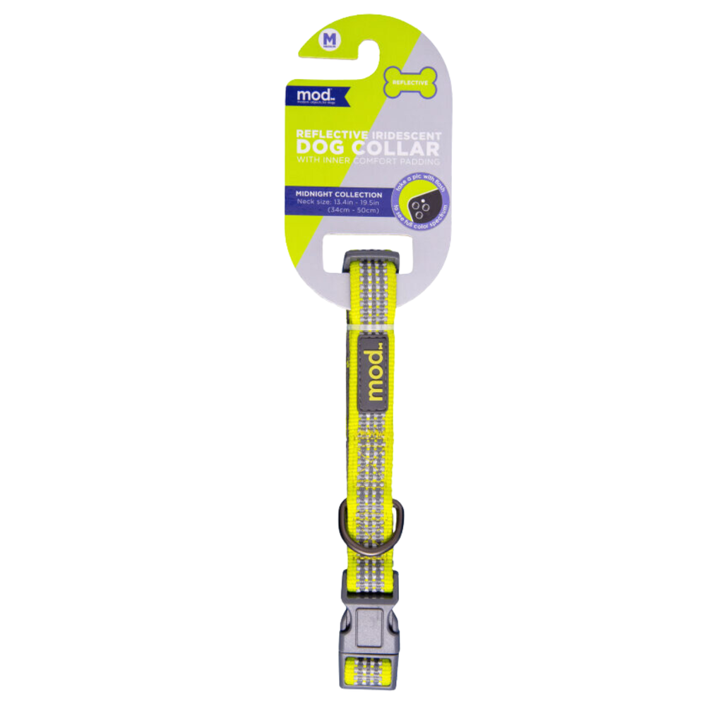 COLLAR REFLECTIVO MOD AMARILLO NEON M