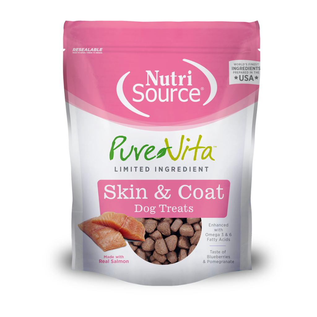 PURE VITA SKIN & COAT DOG TREAT 6OZ