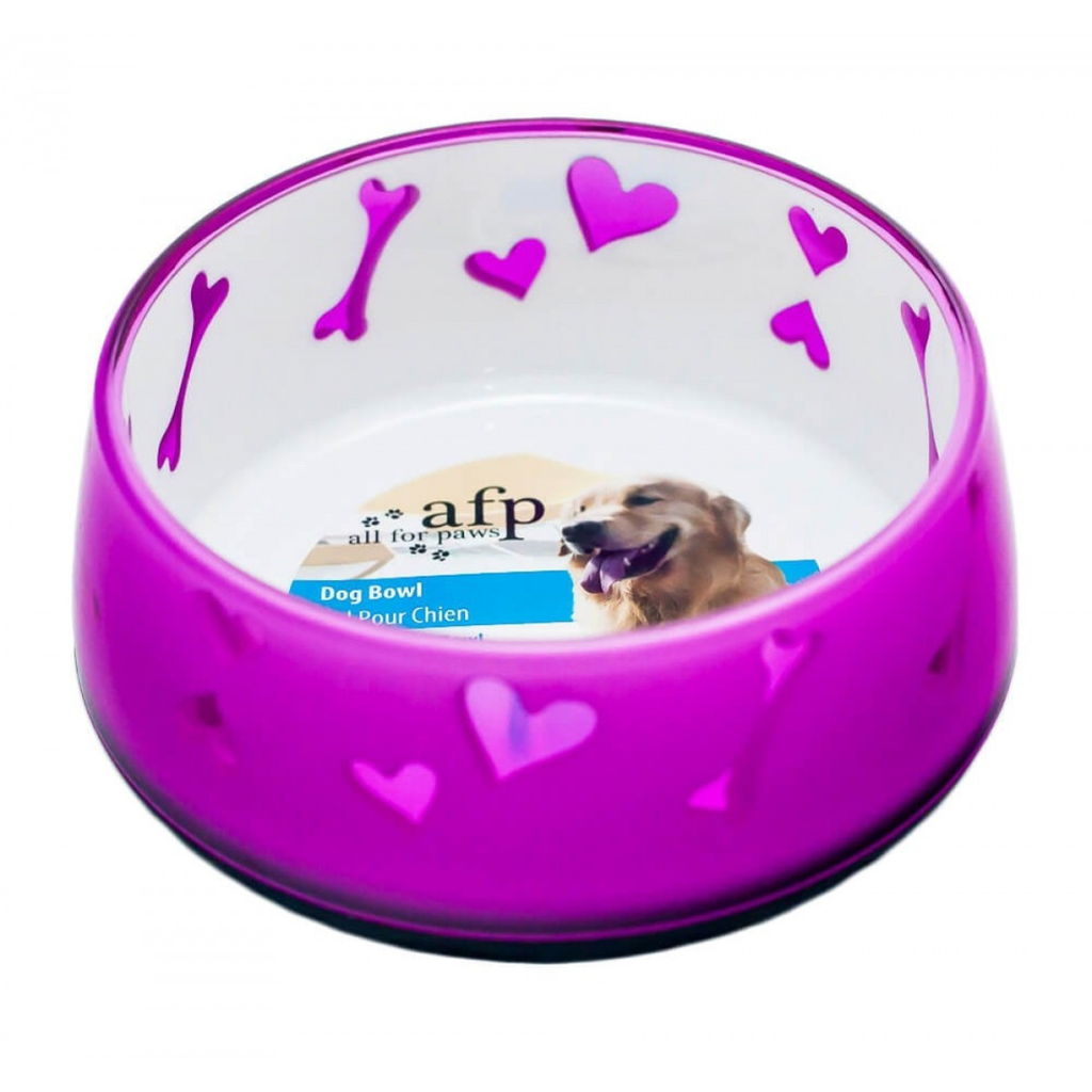 PLATO PARA MASCOTA ROSA LARGE 970ML