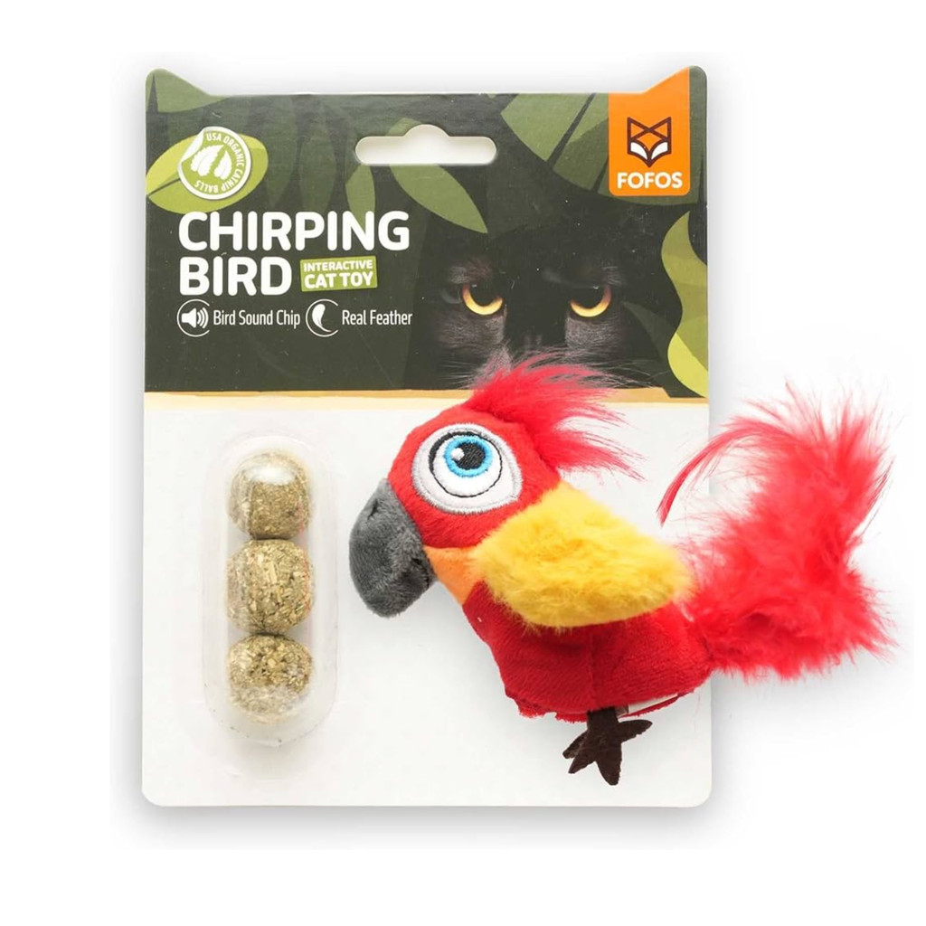 JUGUETE PARA GATO TUCAN CON PITO Y CATNIP