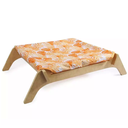 CATRE PARA MASCOTAS TIPO SOFA COLOR NARANJA