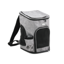 MOCHILA PARA CARGAR MASCOTA / GRIS / 29x29x42CM