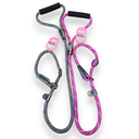 CORREA Y COLLAR TIPO CORDON PANDA GRIS 12MMX120CM
