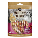 ZEUS BETTER BONES PATO PEQUEÑO HUESO ENVUELTO CON PATO TWIST 10PK 114GRS