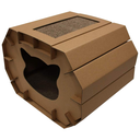 RASCADOR TIPO CASITA PARA GATO 2 EN 1