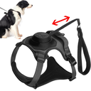 ARNES PARA PERROS 2 EN 1 NEGRO TALLA M